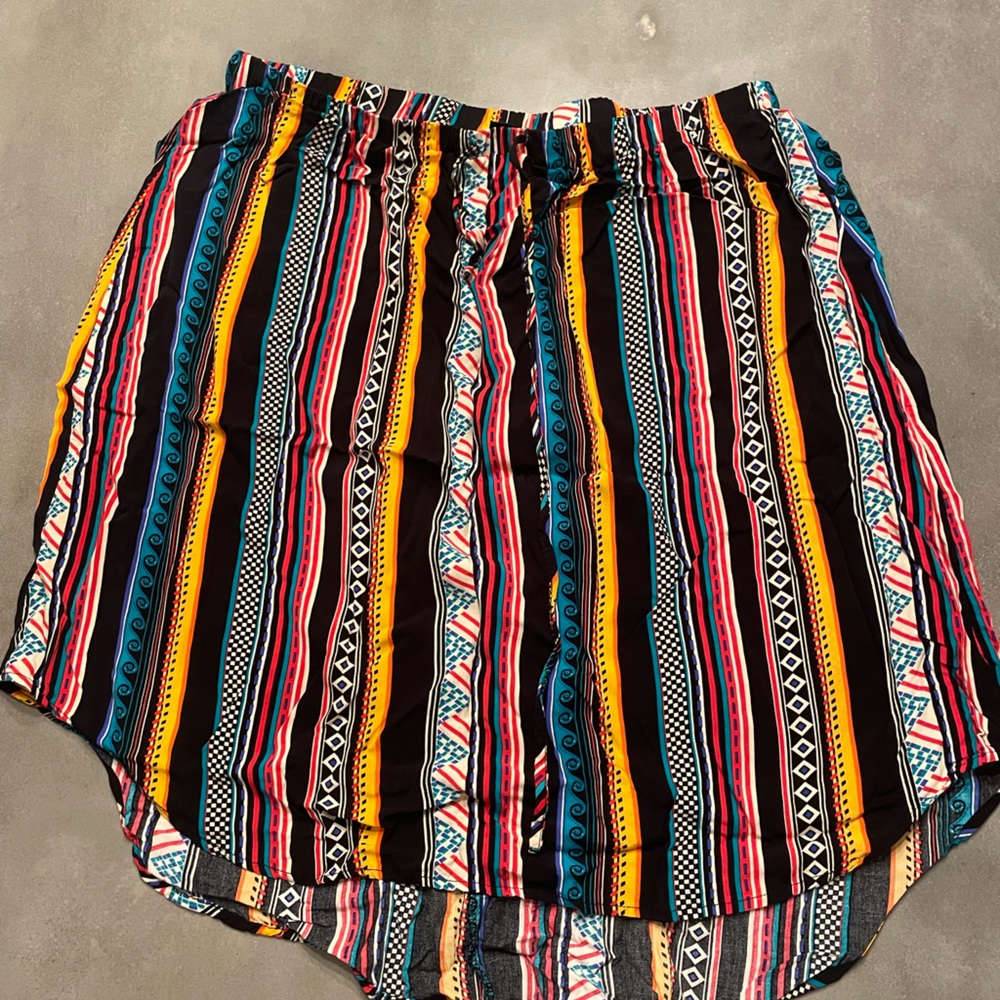 SHEIN Multicolor Patterned Skirt